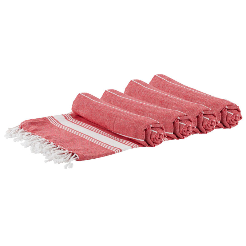 100% Cotton Bath Towel, Red