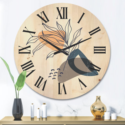 Solid Wood Wall Clock