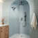 Rainfall Symphony 12inch Dual Showerhead Temperature Display Shower System with 2 in 1 Slider Bar Shower Handheld
