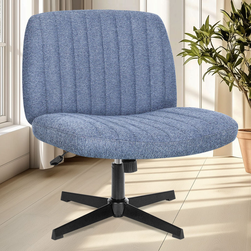 Chaise de bureau Taneha, Bleu