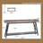 71 Inch Extra Long Console Table with Metal Frame, 200 LB Capacity Sofa Table-264709649-264709648