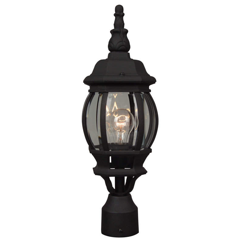 Cast Aluminum Lantern Head, Matte Black