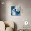 «Whispering Blue I», art abstrait bleu par -1075023224-1075023217