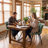 Modern Faux Leather Dining Chairs Upholstered Side Chairs for Kitchen & Living Room-1683532259