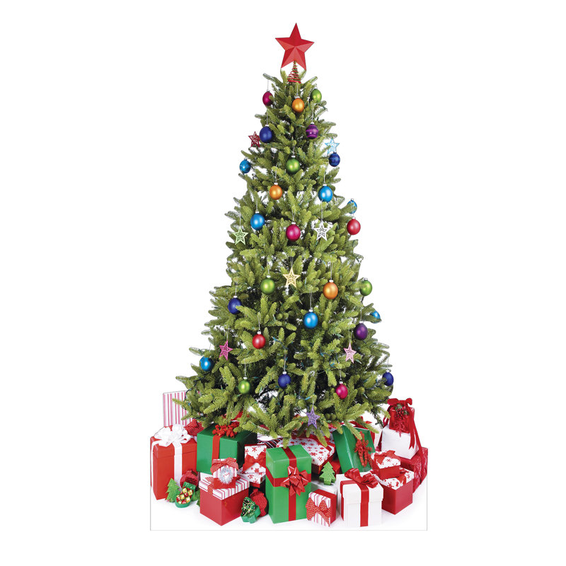 Accroche en carton sapin de noël