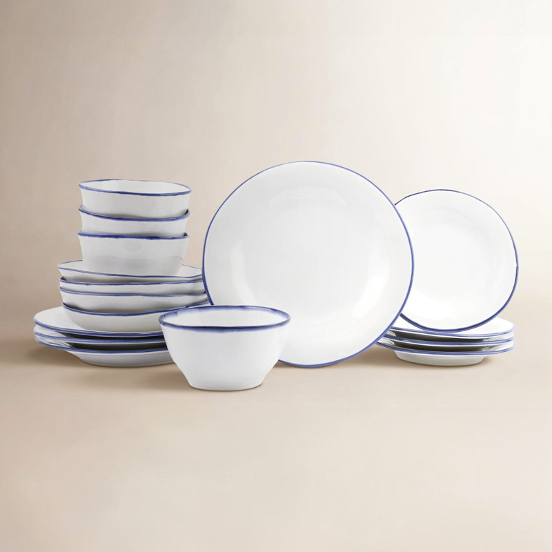 Aurora Handmade Stoneware Dinnerware Set - Service for 4