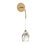 Solid Brass 1 - Light LED Armed Sconce