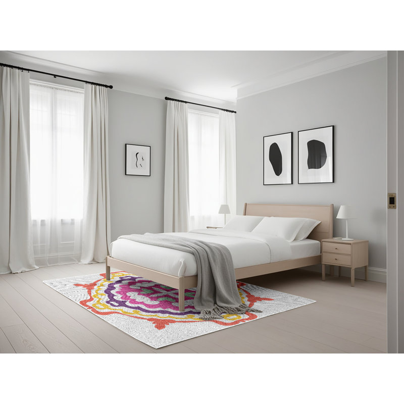 Tapis rose, Rectangle 5 pi x 7 pi
