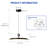 Iema 1 - Light Iron Single Round LED Pendant