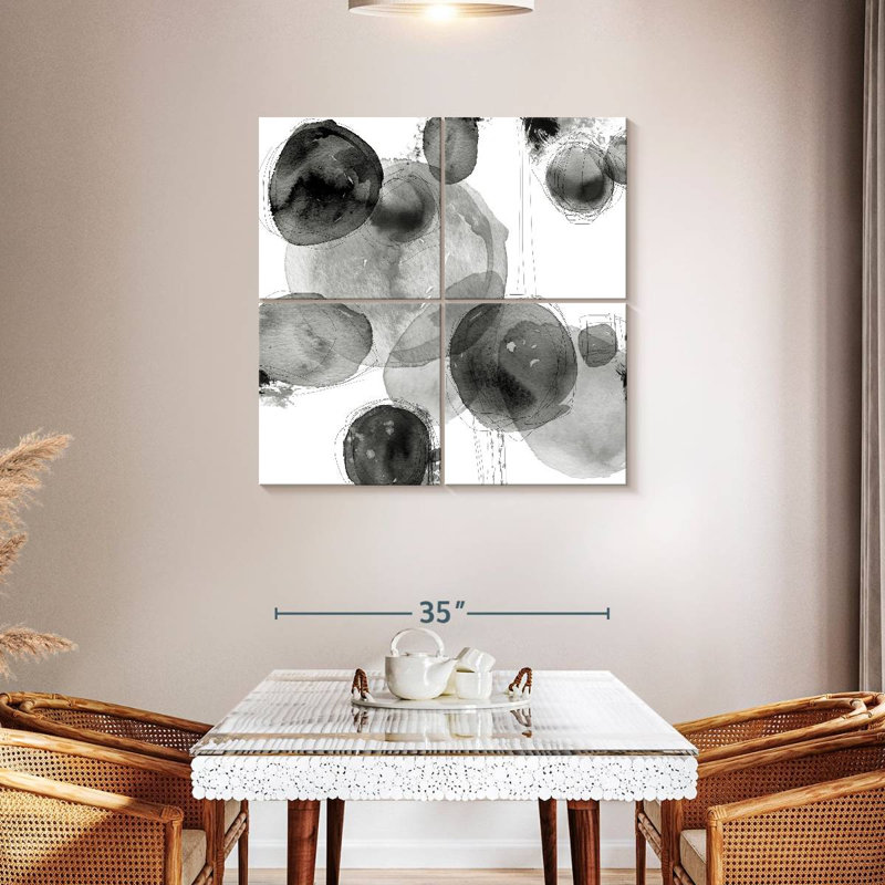 Droplets, 38" H x 38" W