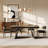 Moiser 65" to 94.5" Extendable Dining Table For 8-10 with Sintered Stone Top-644550685