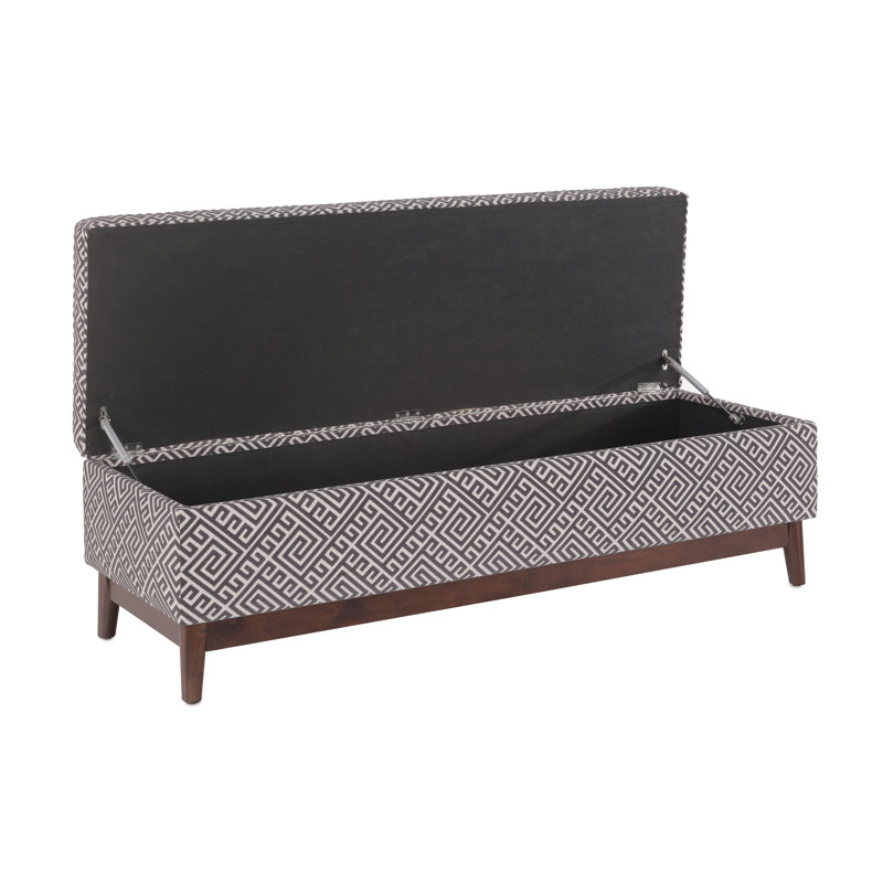 Gisbert Polyester Upholstered Storage Bench
