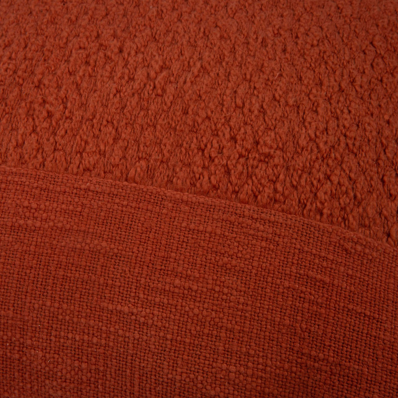 Coussin en coton Colombe, Rouge