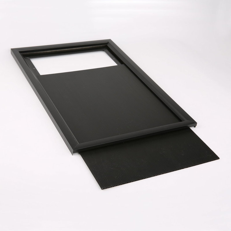 Cadre d'affiche en aluminium, Noir
