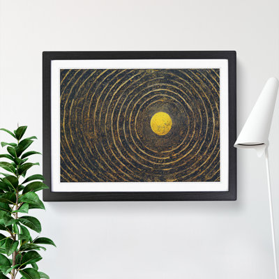 Abstract Sunset Sun Vol.6 - Framed Print