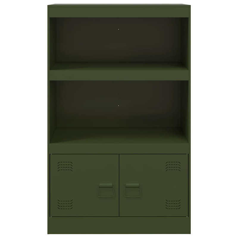Alonah Steel Accent Cabinet, Olive Green