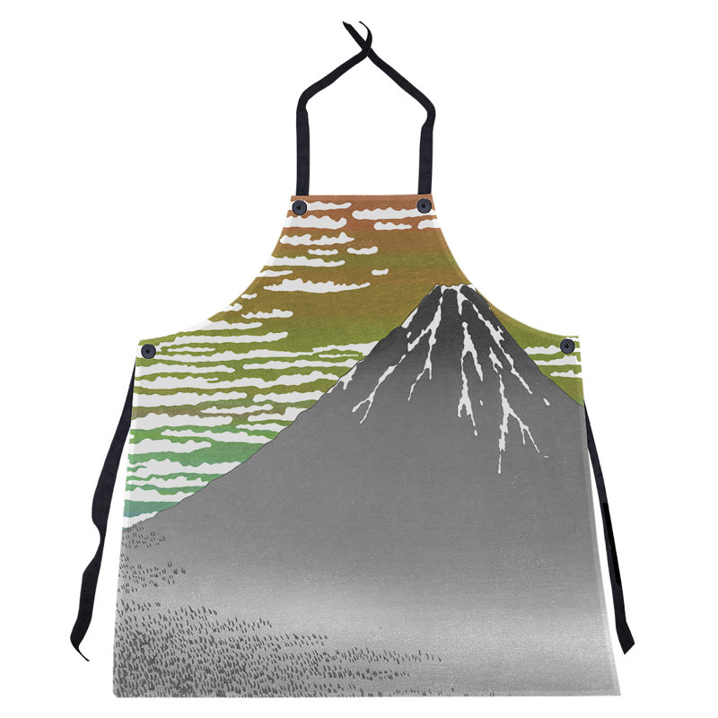Tablier à vent clair katsushika hokusai, fine, Gris / ciel vert