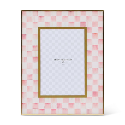 Rosy Check Glass Frame