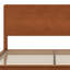 Lit plateforme Mid-Century moderne en bois avec support en lattes de bois-579915360-579915373