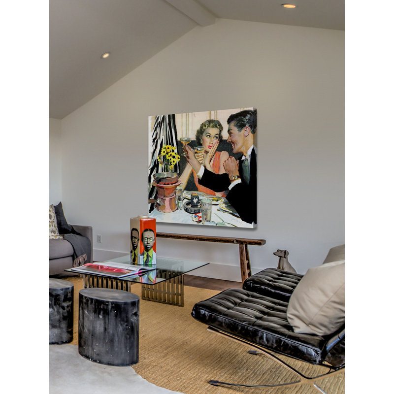 "Le mariage est pour les meuniers" par Joe de Mers, reproduction d'art sur toile tendue, 40 po x 40 po