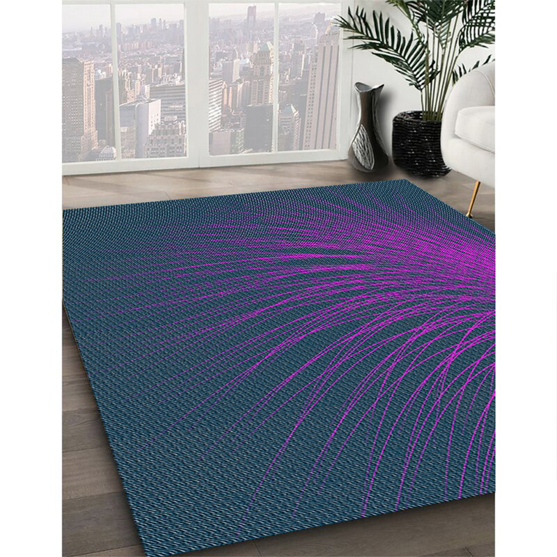 Geometric Indoor Rug, Square 8'