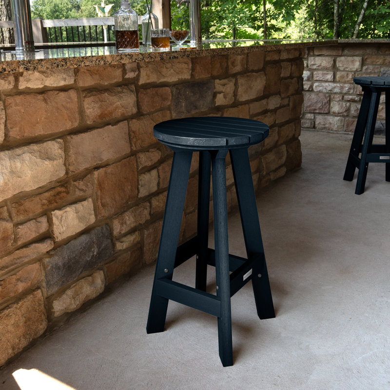 Tabouret de bar 15 po Preister, Bleu fédéral