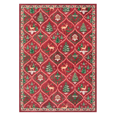 Laziya Christmas Area Rug