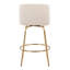 Tabouret de comptoir pivotant 26 po Toriano-94192316