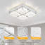 Crystal LED Flush Mount Lighting Hallway Light Fixtures Dimmable Bedroom Ceiling Lights
