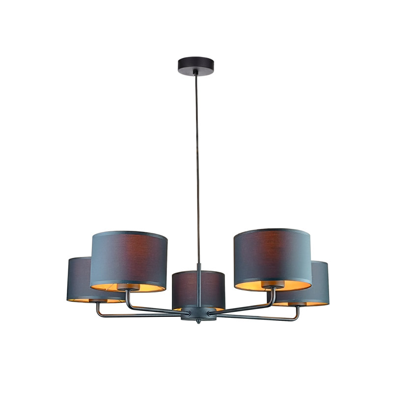 Almarie Chandelier, 5, Black