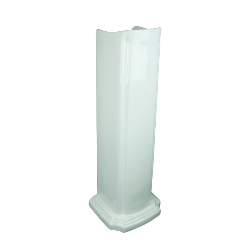 Repose-pieds en porcelaine blanche