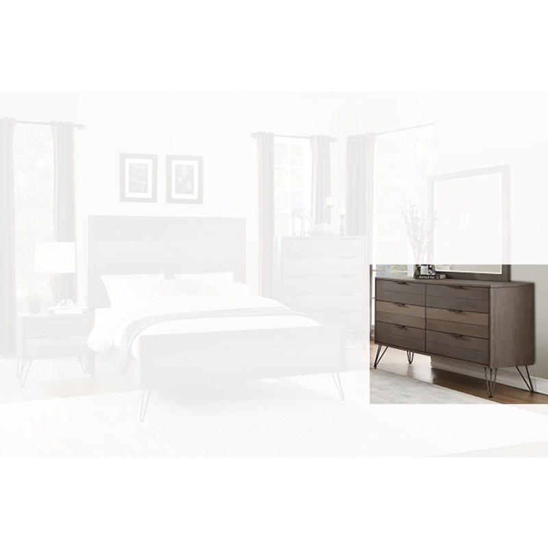Commode 6 tiroirs Inacio