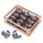 Resin 2 in. Multicolor Spring Chickens In Crate Set of 12
