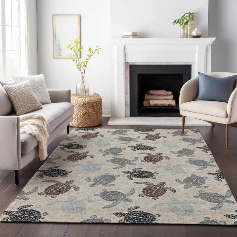 Tapis lavable à la machine de qualité supérieure Mayfield AMF192, Sable, 8' x 10'