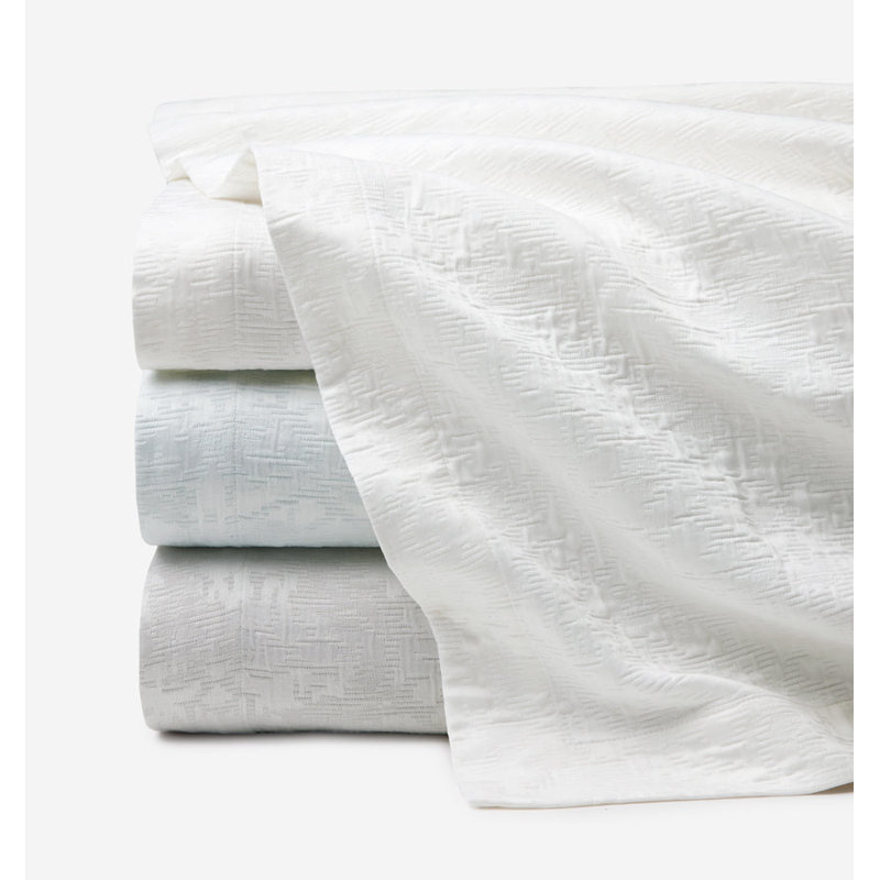 Aldino Coverlet, Full/Queen Coverlet / Bedspread, Aquamarine