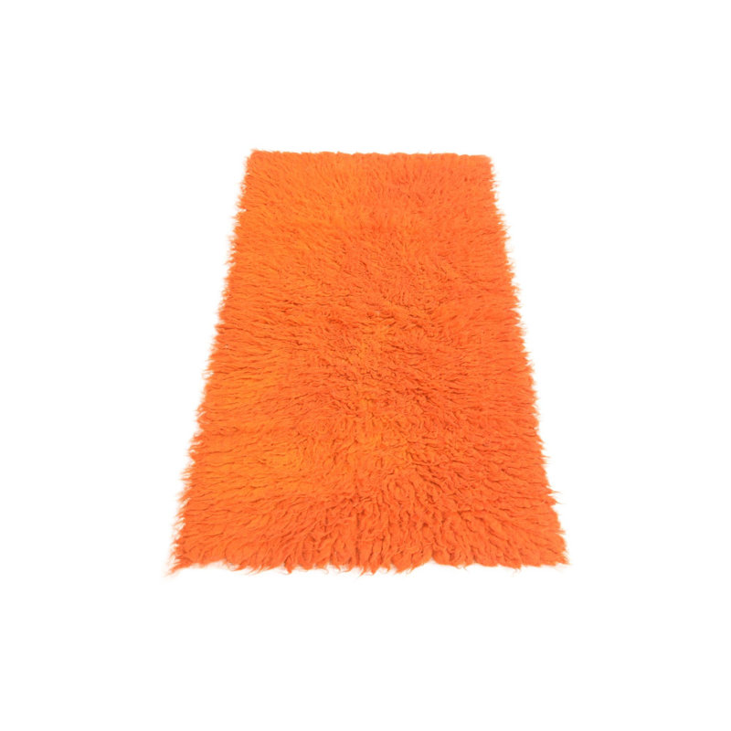 4 Ft Rectangle Pires Orange Rug