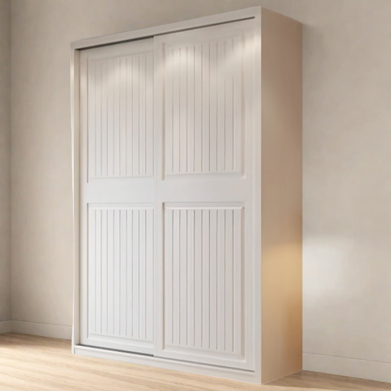 Garde-robe simple de couleur unie, H 86,61 po x l 55,12 po x P 24,41 po