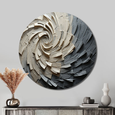 Seth - Abstract Round Metal Art