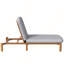 Chaise longue réglable pour l'extérieur avec coussins épais et dossier à 3 positions pour la détente sur le patio ou la piscine-728906829