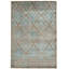 Tapis bleu à motif géométrique Alkmaar-15633019