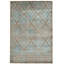 Tapis bleu à motif géométrique Alkmaar-15633020