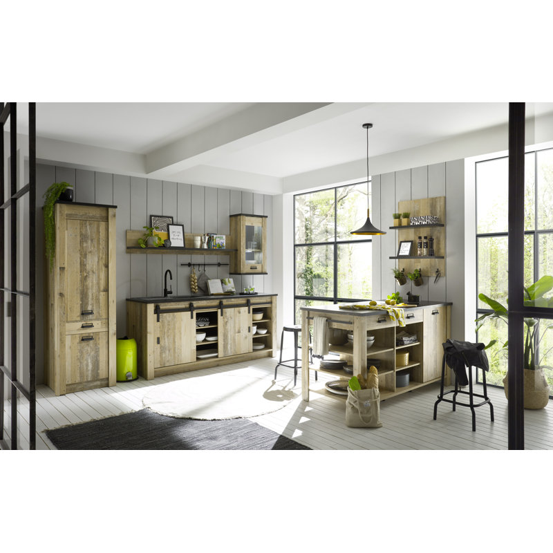 2 Piece Accent Shelf, Natural