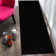 Customizable Size Solid Black Color Carpet Plush Medium Pile Slip Resistant