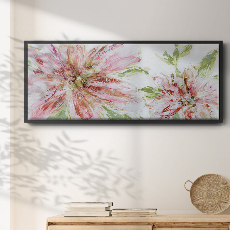 Floral Panache- Framed Canvas