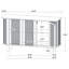 Armoire de rangement Ervine
