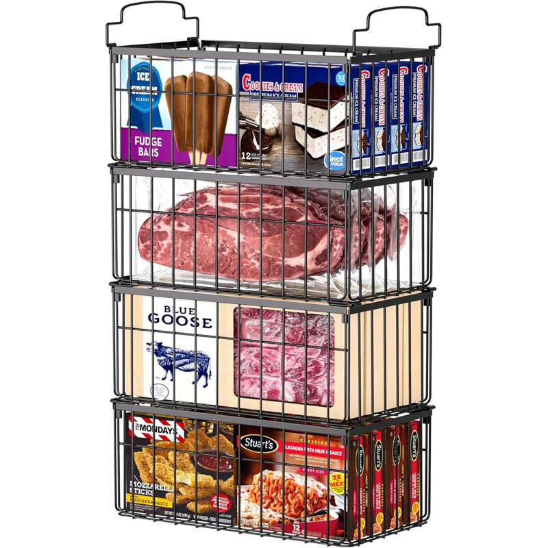 Refrigerator Storage Box, Black