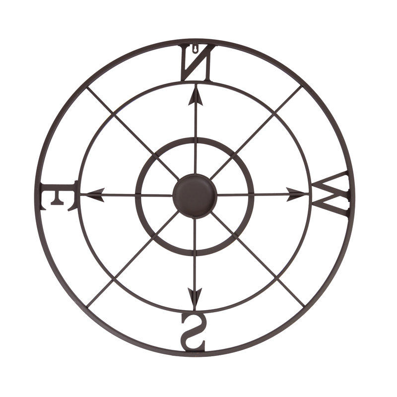Art mural en métal Mariner's Compass
