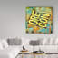 « oregon », art textuel sur toile tendue-31871636