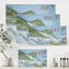 L'enfant qui marche sur la plage - Peinture sur toile-60161261-60161263