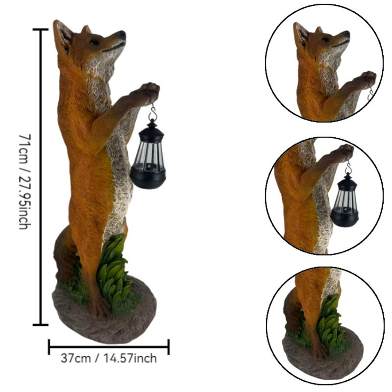 Fox Garden Statue